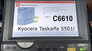 C6610 error Kyocera Taskalfa 3501i 4501i 5501i | Step by Step Solutions | Cleaning