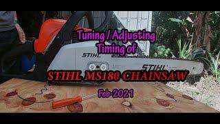 Tuning STIHL MS180 Chainsaw