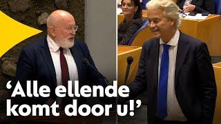 Grote clash Wilders en Timmermans: 'U heeft alle rotzooi veroorzaakt'