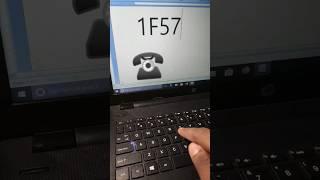telephone logo shortcut key ms word #computer #shorts