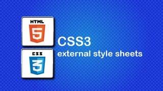 HTML5 and CSS3 Beginner Tutorial 12 - External Style Sheets