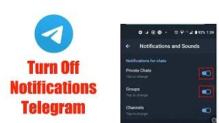 Turn Off Notifications From Telegram On iPhone