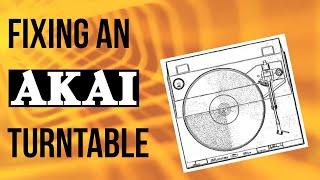 Akai turntable not spinning: How to fix