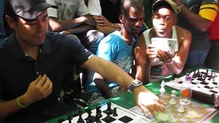 Hikaru Puts Down Money vs South African Chess Hustler