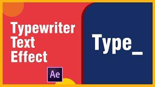 Create a Typewriter Animation with Blinking Cursor in After Effects | After Effects Tutorial