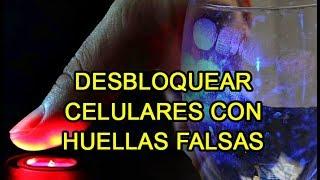 Desbloquear celular con huellas de vasos al estilo espía