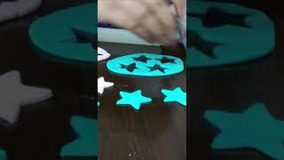 Fondant star sticks #shorts