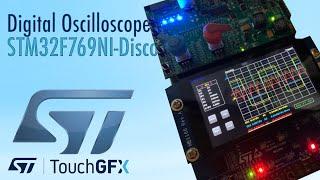 STM32F769NI-DISCO Digital Oscilloscope TouchGFX