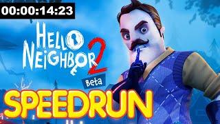 Спидран с читами Hello Neighbor 2 за 14 секунд Any%