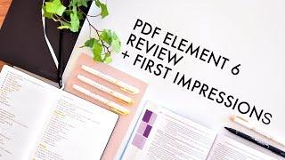 PDF EDITOR REVIEW + First Impressions // PDFelement 6