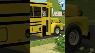 School Bus - Sims 1 vs Sims 2 vs Sims 3 vs Sims 4