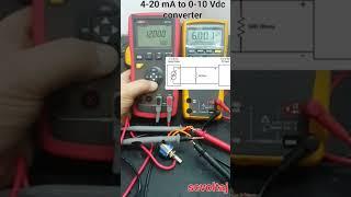 4-20mA to 0-10V converter #diy #elektrik #electronic #like #tecnical #scvoltaj #teknik #keşfet #elk