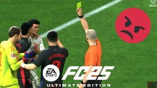 EA FC 25 | PS5 - Referee gives Penalty and gets ANGRY  (NEW CUTSCENE)