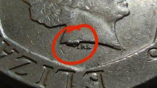 20p coins with die chip errors (lumps and bumps!)