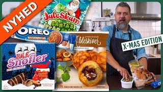 Nyheds-smagstest - X-MAS EDITION | Æbleskiver m. nutella og brunkage-is?