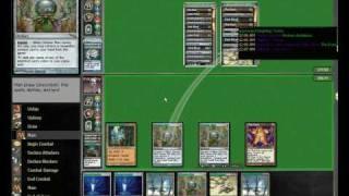 Magic the gathering online classic first turn discard opponent's hand plus an rack...so, GG!?