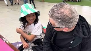 Little Girl Takes Off Her Hat And Plays Like A Boss