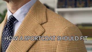 How a Sportcoat Should Fit