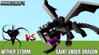 GAINT ENDER DRAGON VS WITHER STORM