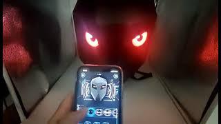 LED knight backpack-a very cool technology backpack, moving eyes