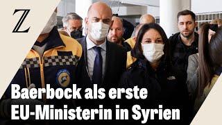 Außenministerin Baerbock besichtigt Foltergefängnis in Syrien