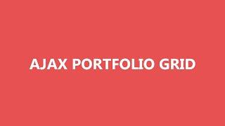 Ajax Portfolio Grid for WordPress - Video Preview