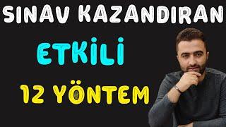 Sınav Kazandıran Etkili 12 Yöntem | LGS / YKS / KPSS / MSÜ @yildizdervis