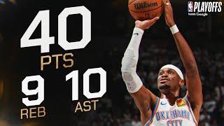 SGA's Playoff Career-High 40 PTS vs Timberwolves | May 26, 2025