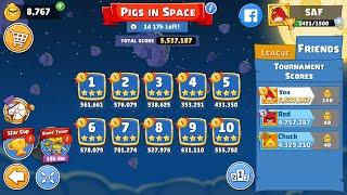 Angry Birds Friends. Pigs in Space. All levels 3 stars. Passage from Sergey Fetisov