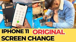 iPhone 11 Original Display Change | Doorstep Service delhi  Screen Replacement iPhone 11 original