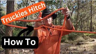 5 ways to tie a Truckers or Truckies hitch including how to do the fastest way to tie and untie it