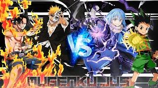 Ichigo MG9 & Portgas D. Ace vs Rimuru Tempest & Gon TS ANIME MUGEN JUS Team Fight 2 vs 2