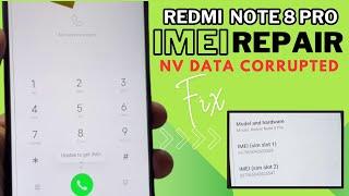 Redmi Note 8 Pro IMEI Repair | No NV data corrupted | 2024