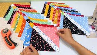 Turn Scraps Fabric into New Quilt - Free Quilting Tutorial