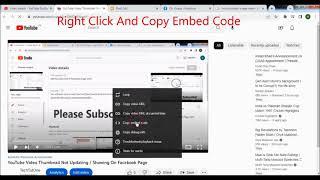 How To Get YouTube Video Embed Code