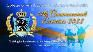 CASAP - 11th Commencement Exercises 2022