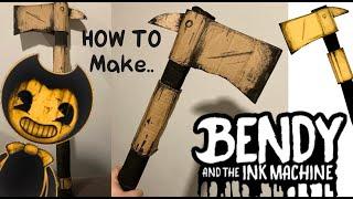 How to make the axe from BATIM (bendy and the ink machine) [tutorial]