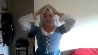 Simple ways to cover your head, medieval style. Part 1: a simple veil