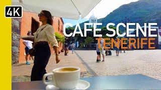 Garachico, REAL Coffee Shop Ambience | European Square in 4K