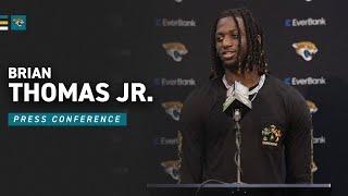 Brian Thomas Jr. on Breaking Records, Performance in Loss vs. Jets | Jacksonville Jaguars