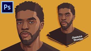 black panther vector vexel potrait - photoshop