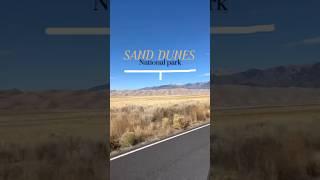 BEST times of year to visit The Great Sand Dunes National Park...Fall and spring! #shorts #rv