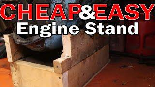Wooden DIY Engine Stand - Budget Engine Stand Build