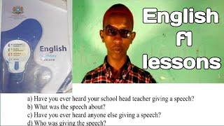 English from 1|| f1 | unit 1| the head Teacher's speech ||@ogaansom