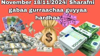 November 18/11/2024/ Sharafa mallaaqa gabaa gurraachaa fi olmaasaa.