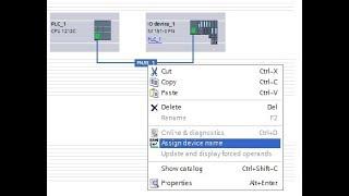 Assigning a PROFINET Device Name to a PROFINET IO Device in TIA Portal | Siemens Support | AWC, Inc.