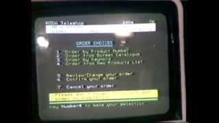 Internet shopping - Retro -  Thames News - 1988