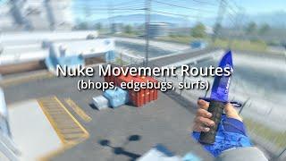 CS2 Nuke Movement Routes | bhop cfg, edgebugs, pixelsurfs