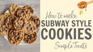 How to make SUBWAY Chocolate chip Cookies! Recipe #Shorts