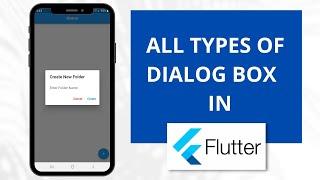 Create Dialog box  / Pop up in Flutter | In Hindi